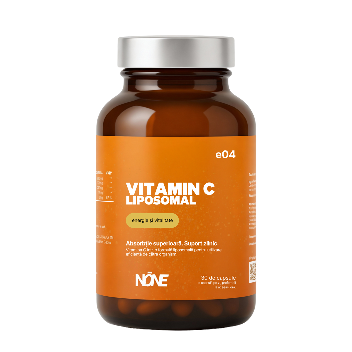Vitamin C Liposomal capsule vitamina C cu absorbtie superioara liposomal - NONE.health